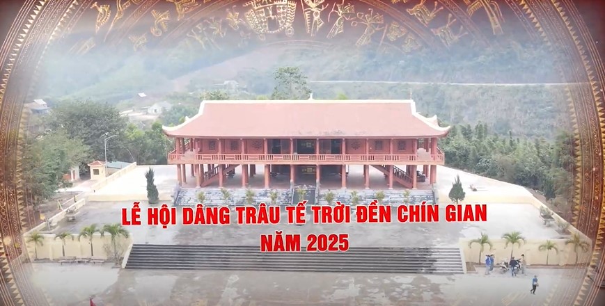 Lễ hội Dâng trâu tế trời Đền Chín Gian 2025 - Đặc sắc văn hoá dân tộc